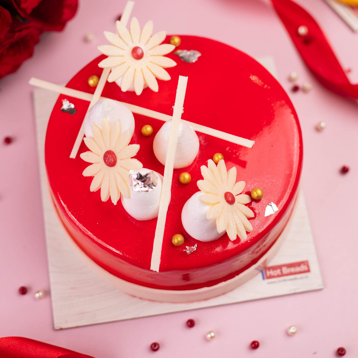Valentine's Premium Strawberry Love Cake - 2025 – Hot Breads